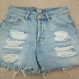 High waisted shorts